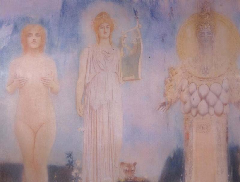 Fernand Khnopff Orpheus oil painting image